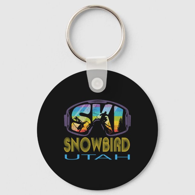 Chaveiro Férias de Esqui em Ski Snowbird Utah (Frente)