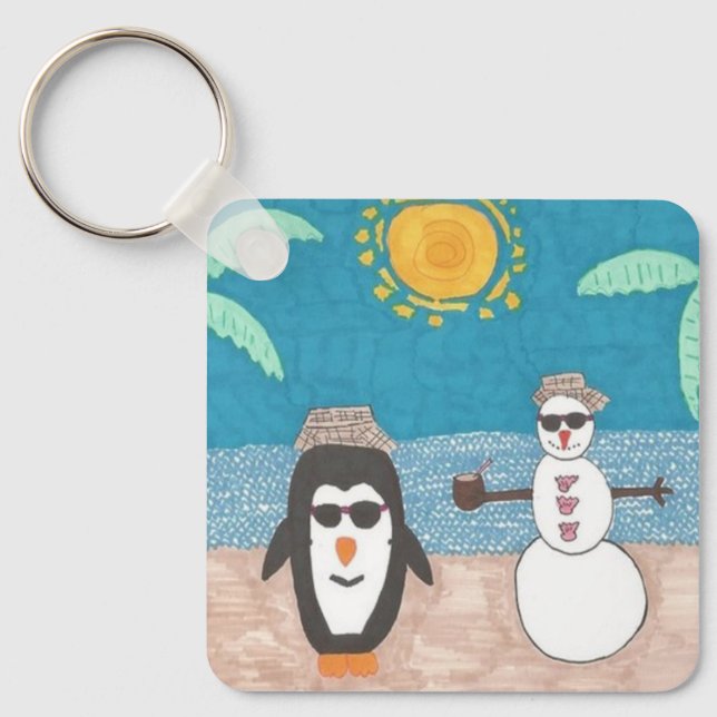 Chaveiro Férias de Natal (Frente)