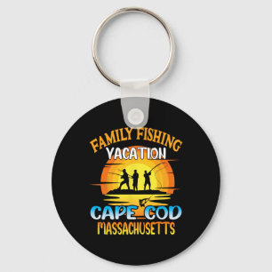 Chaveiro Férias de Pesca Familiar em Cape Cod Massachusetts
