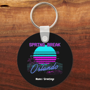 Chaveiro Férias de Primavera 2026 Orlando After Dark Retro