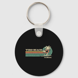 Chaveiro Férias de Verão Vintage Retro Flórida Vero Beach M