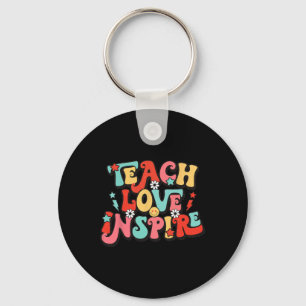 Chaveiro Férias De Volta à Escola Ensine Amor Inspire Profe