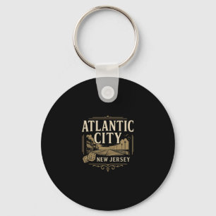 Chaveiro Férias em Atlantic City Nova Jersey Cassino Jogos