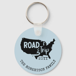 Chaveiro Férias Familiares Personalizadas Family Road Tri