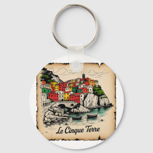 Chaveiro Férias na Itália Cinque Terre Riomaggiore Mar Viag