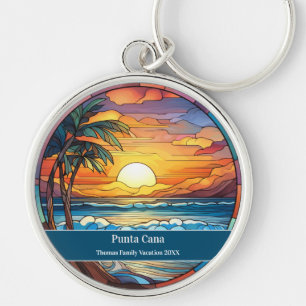 Chaveiro Férias na praia de Punta Cana