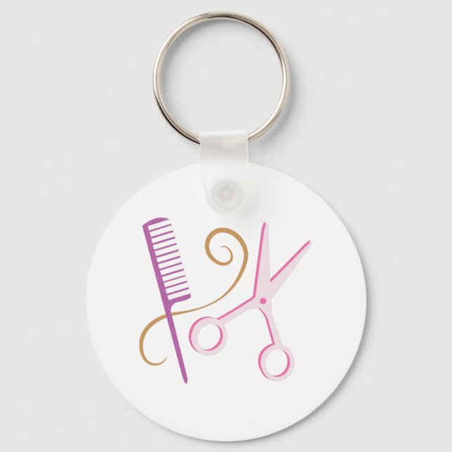 Chaveiro Ferramentas de Barber (Frente)