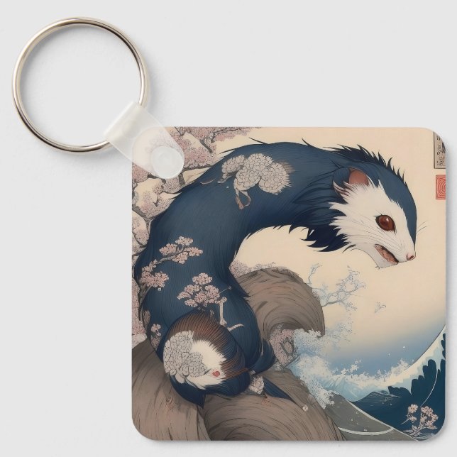 Chaveiro Ferret - Japan (Frente)