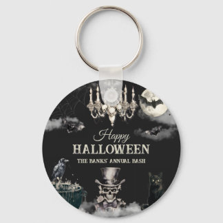 Chaveiro Festa Anual de Halloween Dark Vintage Gothic Skull