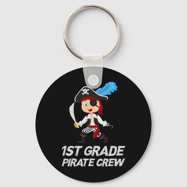 Chaveiro Festa de 1rua, Gratuita, Pirata, Dia das Bruxas (Frente)