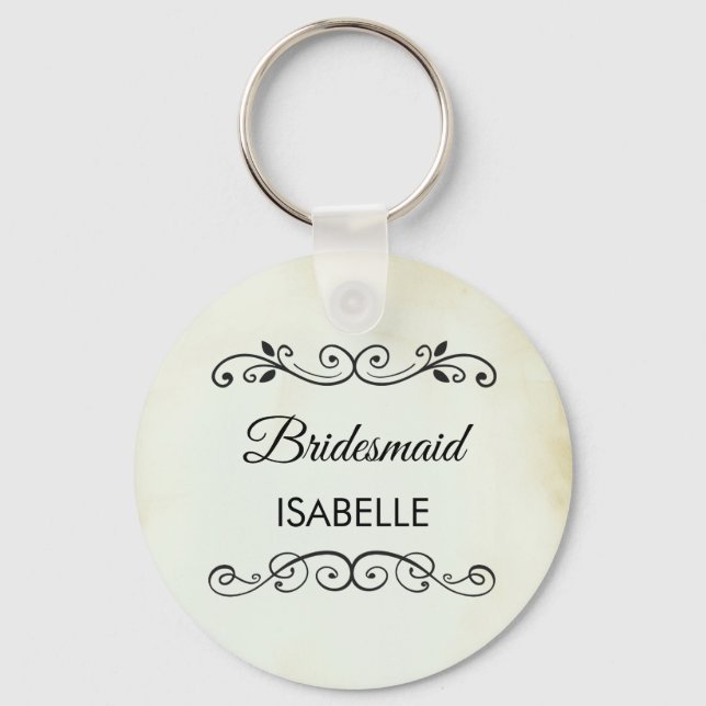 Chaveiro Festa de casamento Ocidental Vintage antiga (Frente)