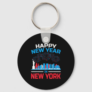 Chaveiro Festa de Celebração de Ano Novo em Nova York