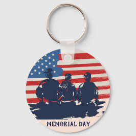 Chaveiro Festa de Churrasco do Dia Memorial