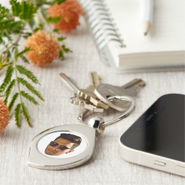 Chaveiro Festa de Despedida de Solteira com Corte de Rosto 