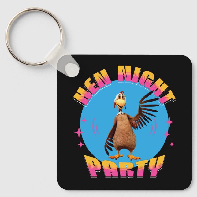 Chaveiro Festa de Despedida de Solteira Divertida Festa de  (Frente)