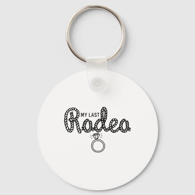 Chaveiro Festa de Despedida de Solteira Meu Último Rodeio V (Frente)