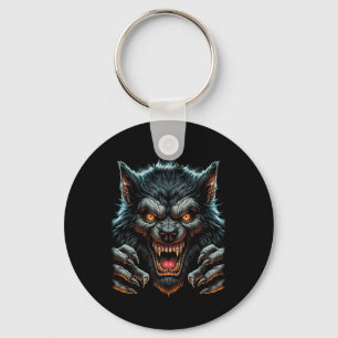 Chaveiro Festa de Halloween Costume Angry Werewolf Wolfman