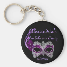 Chaveiro "Festa de solteira" - Máscara Roxa Real