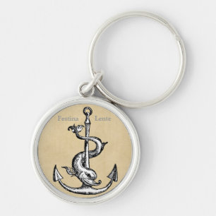 Chaveiro Festina Lente - faça a HASTE lentamente