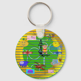 Chaveiro Festival de Cartoons Festivos