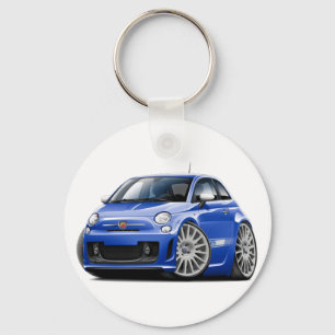 Chaveiro Fiat 500 Abarth Blue Car