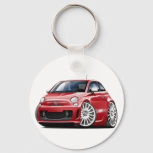 Chaveiro Fiat 500 Abarth Red Car
