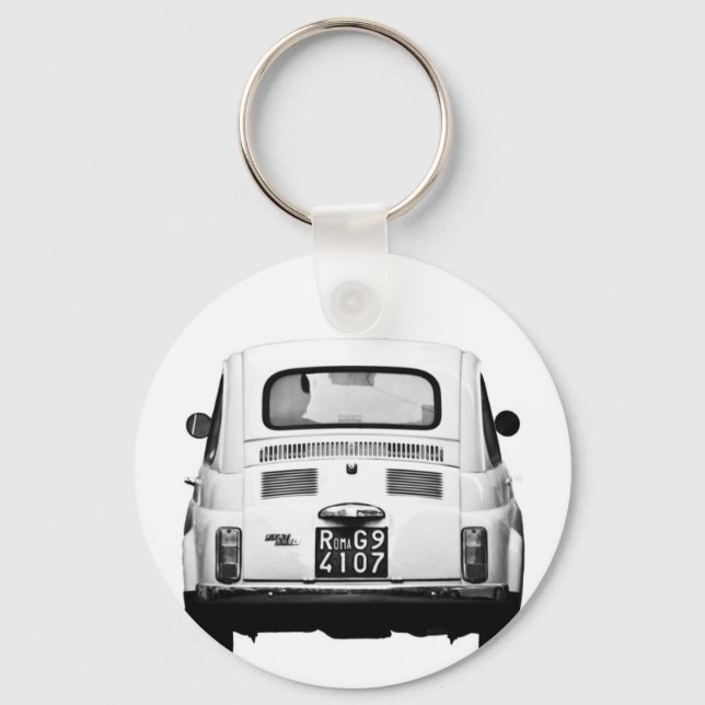 Chaveiro Fiat 500 em Roma, Itália. (Frente)