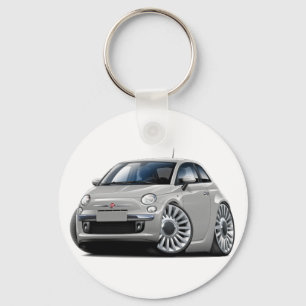 Chaveiro Fiat 500 Silver Car