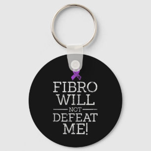 Chaveiro Fibro Não Me Derrotará Fibromialgia Sensibilização