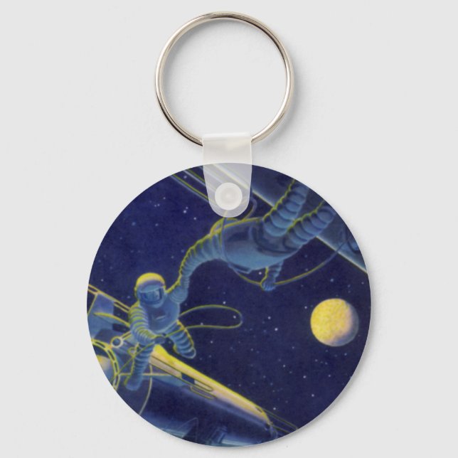 Chaveiro Ficção científica retrô, Alien da Ficção Científic (Frente)