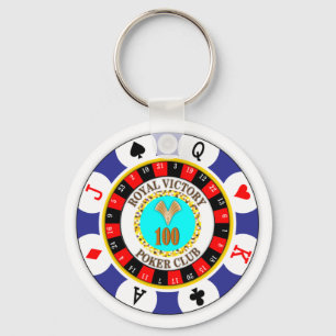 Chaveiro Ficha de Poker