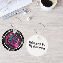 Ficha de Sobriedade Rosa | Presente de Recuperação