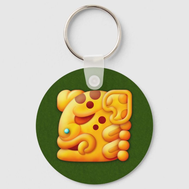 Chaveiro Fiery Maya Animal Head (Frente)