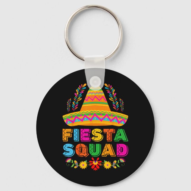 Chaveiro Fiesta Squad Tacos Partido Mexicano Fiesta Squad C (Frente)