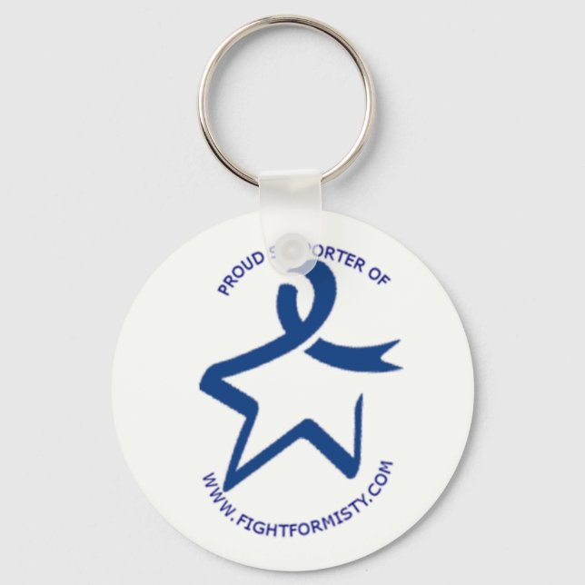 chaveiro FightForMisty.com (Frente)