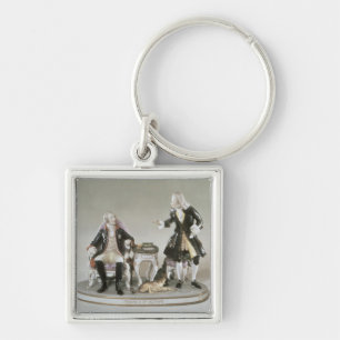 Chaveiro Figura da porcelana de Frederick II de Prússia