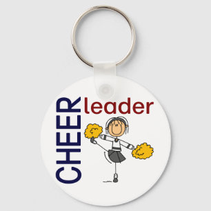 Chaveiro Figura da vara do cheerleader