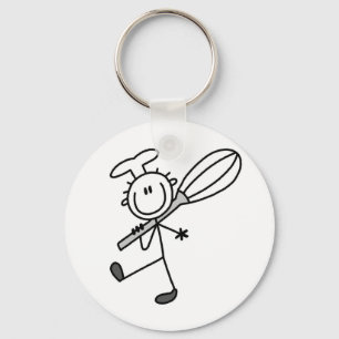 Chaveiro Figura de Palito Chef com Batedeira
