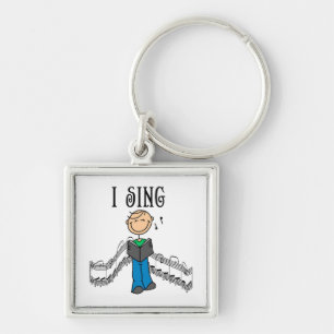 Chaveiro Figura de Palito Masculino Camisetas e Presentes E