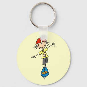 Chaveiro Figura do Skateboard