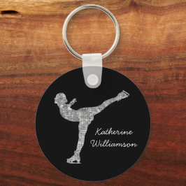 Chaveiro Figura Personalizada: Shimmer De Prata De Ice Com 