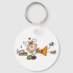 Chaveiro Figura t-shirt e presentes da vara da menina do 50