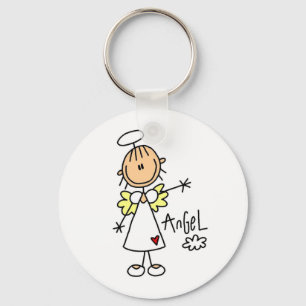 Chaveiro Figura t-shirt e presentes da vara do anjo
