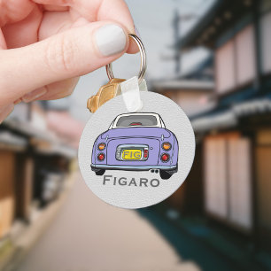 Chaveiro Figuras Lilac Figaro Car Nome do Driver
