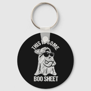 Chaveiro Figurino do Fantasma do Halloween Boo Este é um Bo