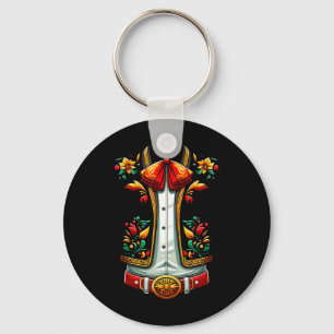 Chaveiro Figurino Mexicano Para Cinco De Mayo Mariachi Char