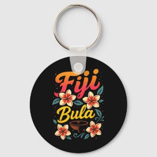 Chaveiro Fiji Bula Lembrança de Férias na Ilha Tropical