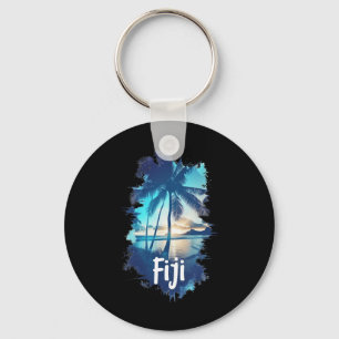 Chaveiro Fiji Palmeiras Praia Pôr do Sol Férias Lembrança P