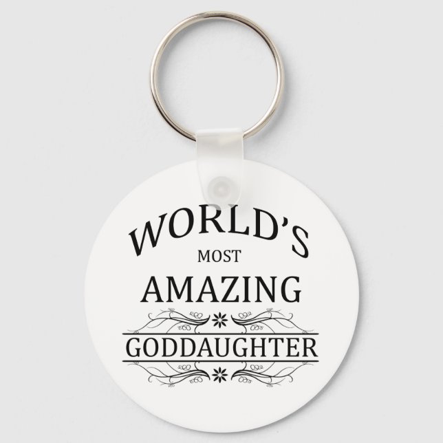 Chaveiro Filha-Deus Mais Incrível do Mundo (Frente)