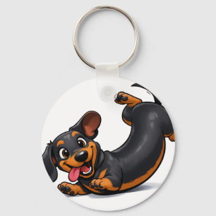 Chaveiro Filhote brincalhão de Dachshund